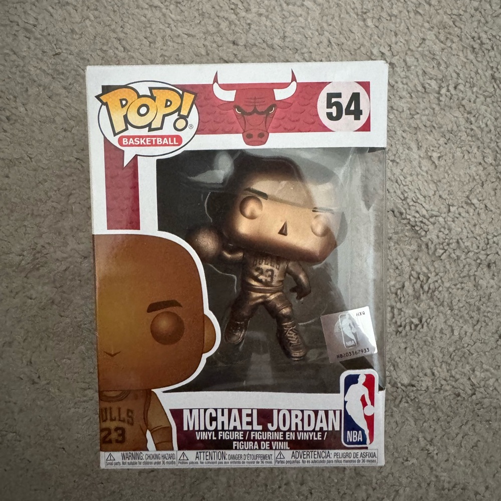 Funko Pop! Michael Jordan Bronze Exclusive #54